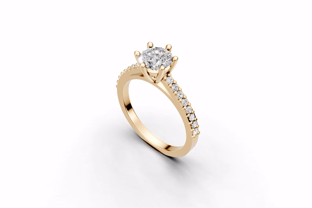 The Cathedral pave ring