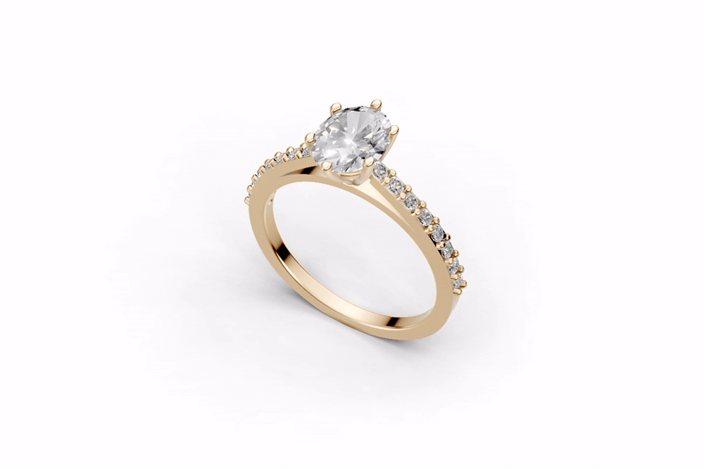 The Cathedral pave ring