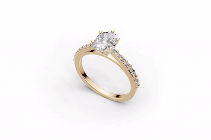 The Cathedral pave ring