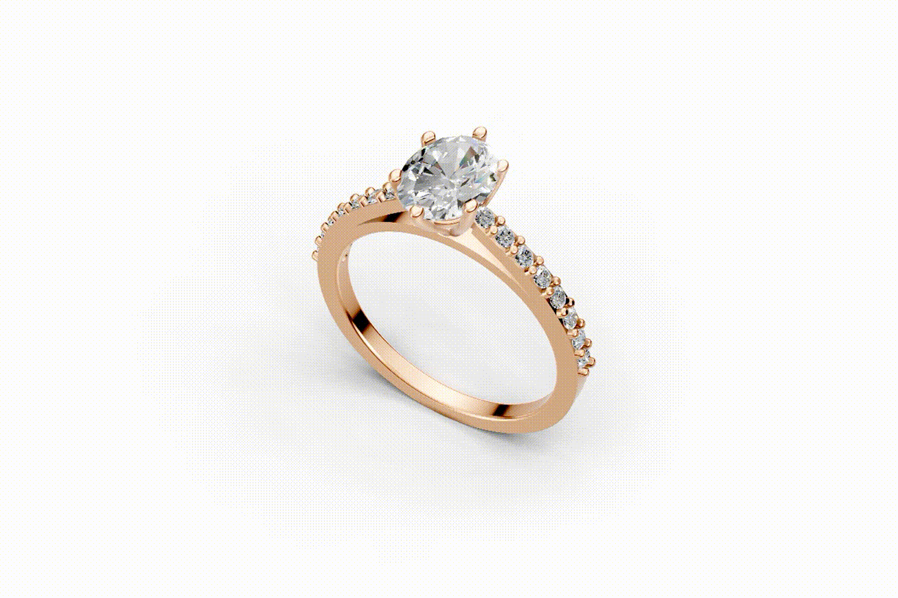 The Cathedral pave ring