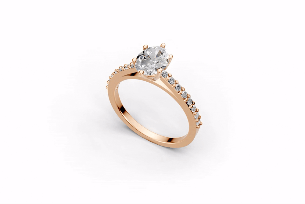 The Cathedral pave ring