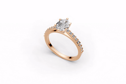 The Cathedral pave ring