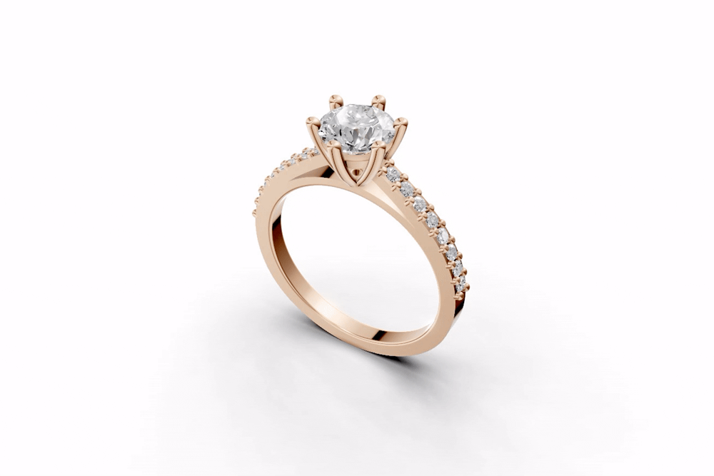 The Cathedral pave ring