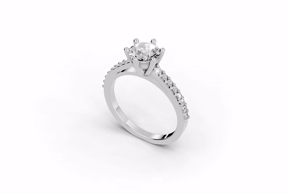 The Cathedral pave ring