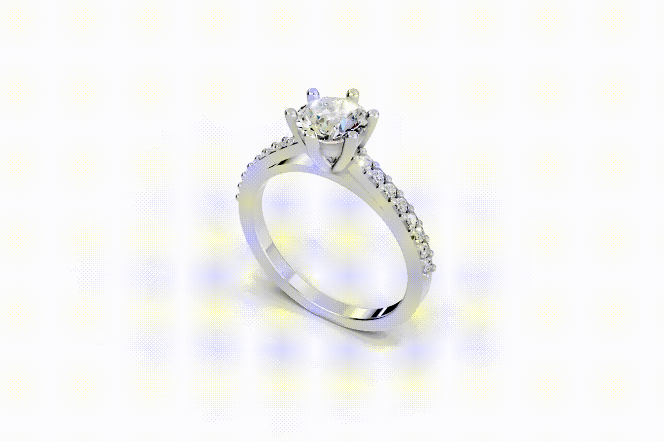 The Cathedral pave ring