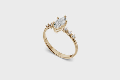 The Astra Marquise ring