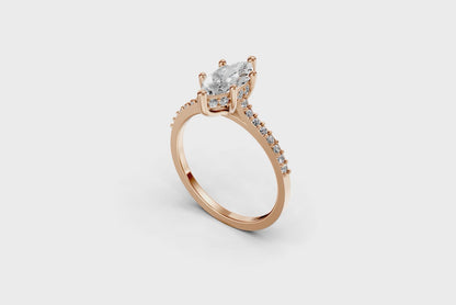The Nova Bloom Marquise ring