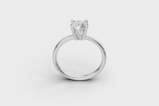 The Solitaire Round ring