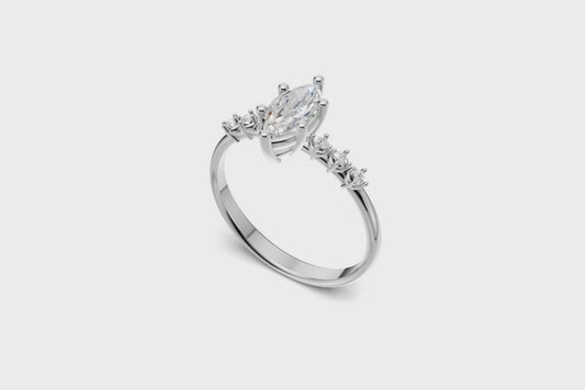 The Astra Marquise ring
