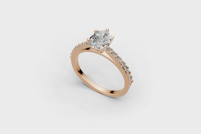 Μονόπετρο οβάλ και πλαϊνές στην γάμπα!