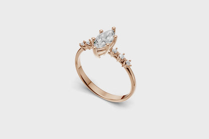 The Astra Marquise ring