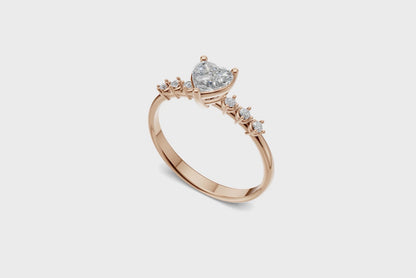 The Astra Heart ring