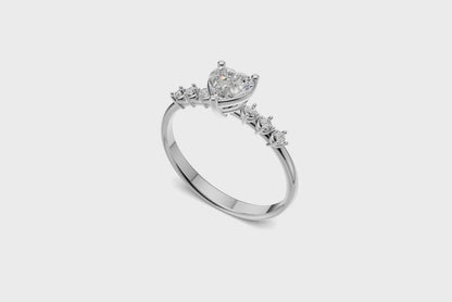 The Astra Heart ring