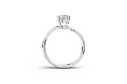 The Solitaire Round ring