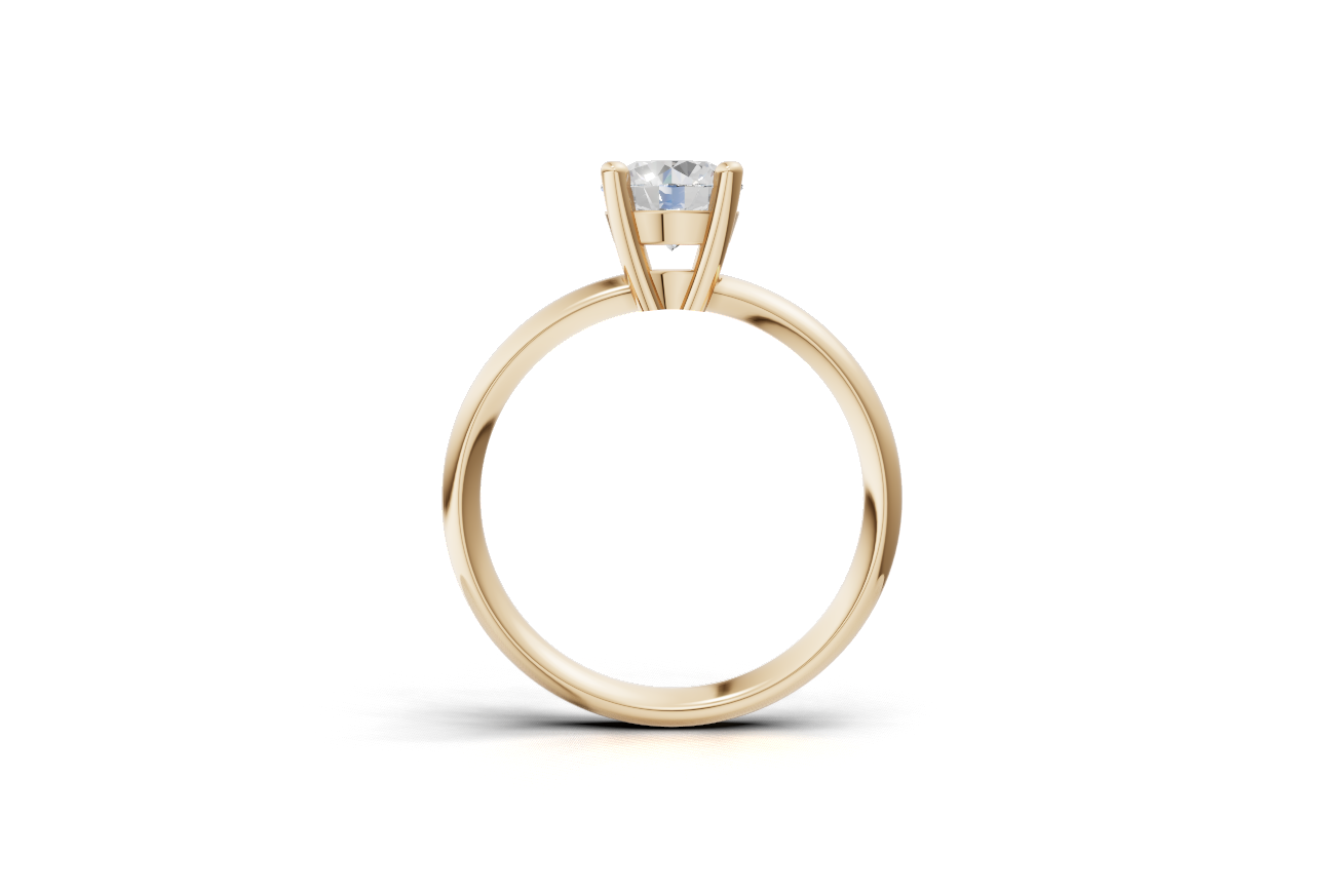 The Solitaire Round ring