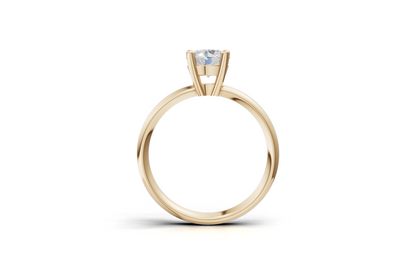 The Solitaire Round ring