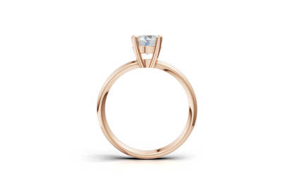 The Solitaire Round ring