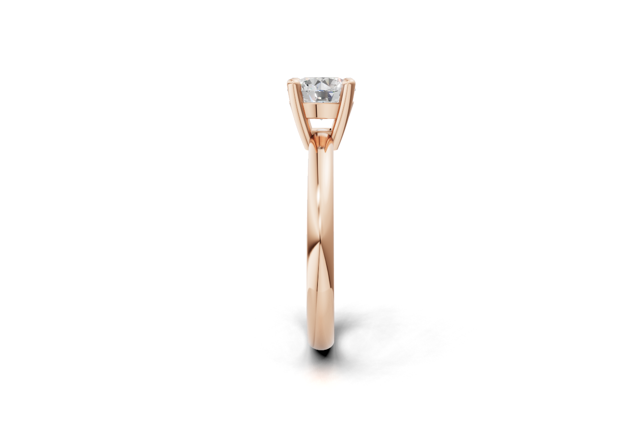 The Solitaire Round ring