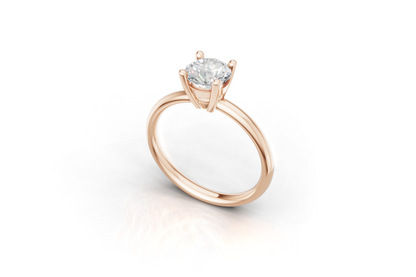 The Solitaire Round ring