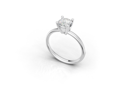The Solitaire Round ring