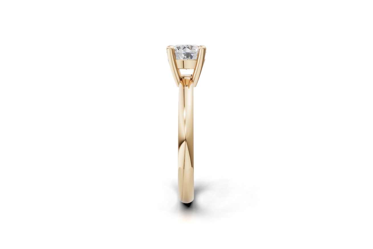 The Solitaire Round ring