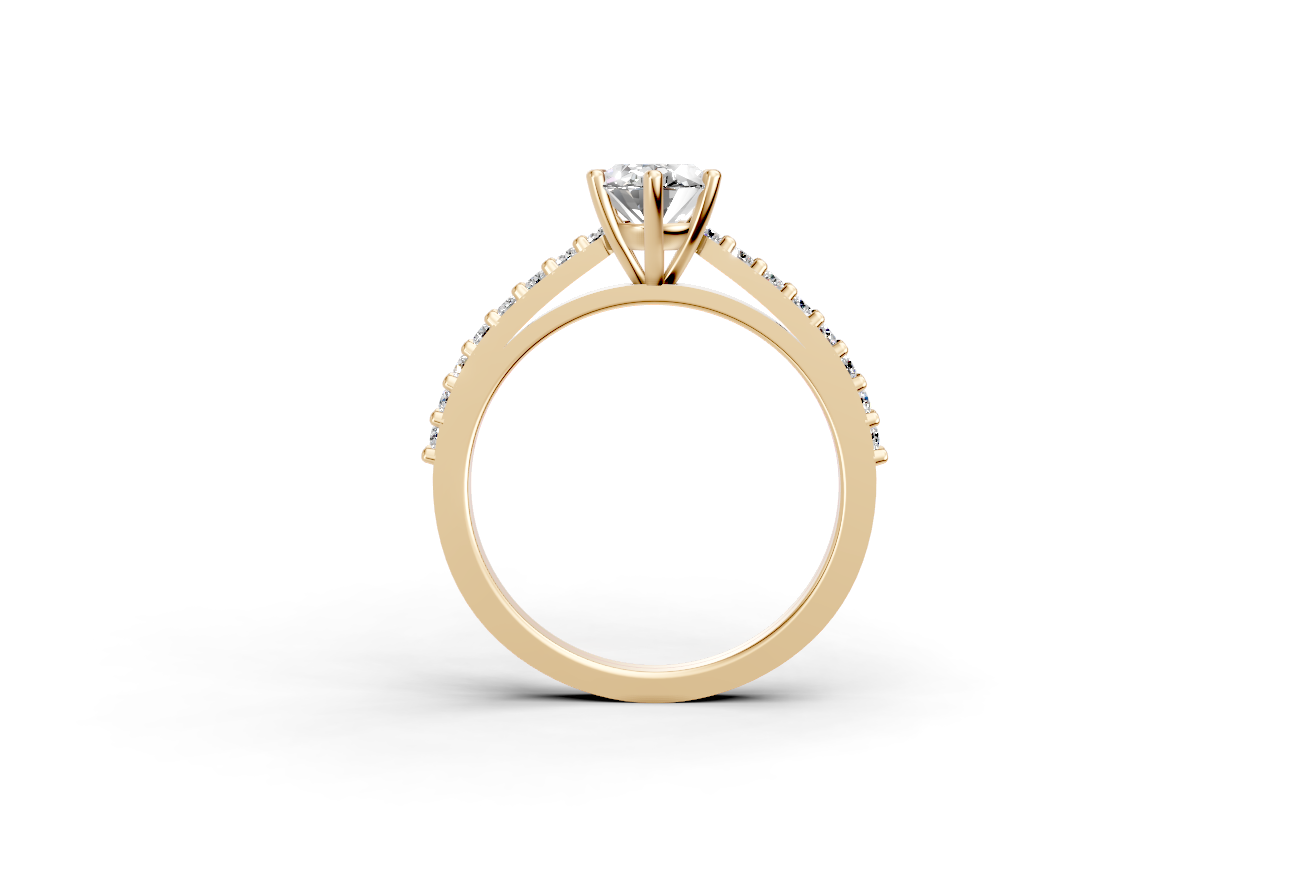 Μονόπετρο οβάλ και πλαϊνές στην γάμπα!