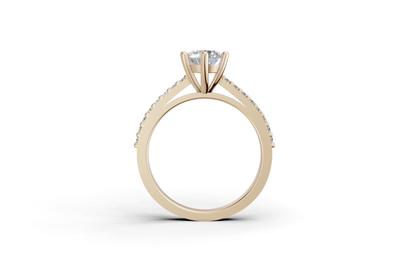 The Cathedral pave ring
