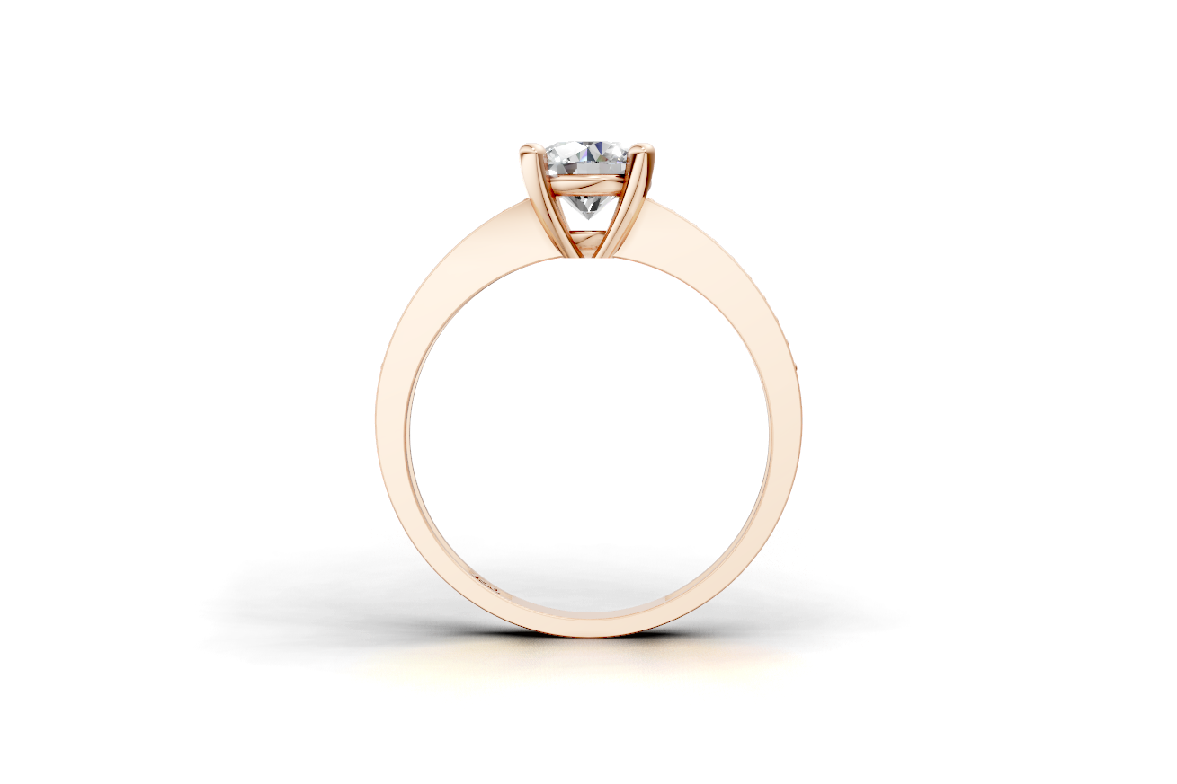 Μονόπετρο στρογγυλό με πλαϊνές εσωτερικά στην γάμπα!