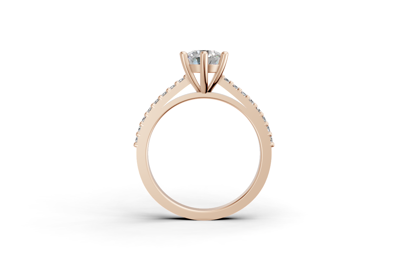 The Cathedral pave ring