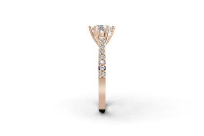 The Cathedral pave ring