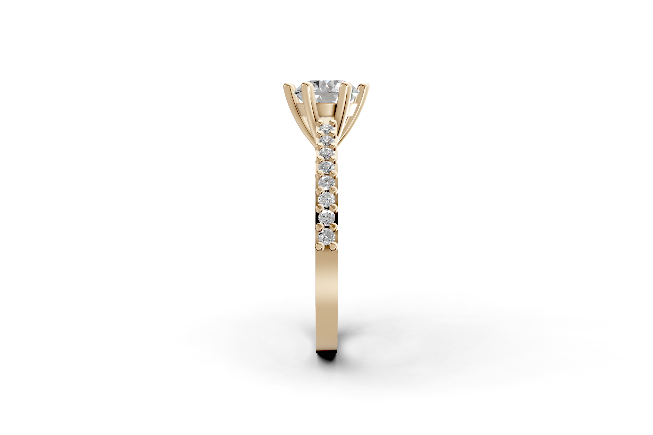 The Cathedral pave ring