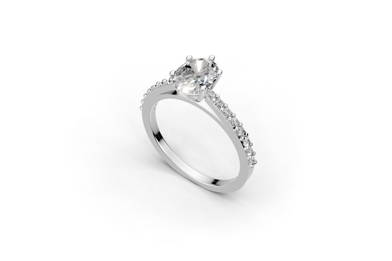 The Cathedral pave ring