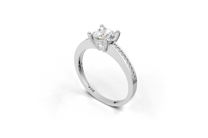 Μονόπετρο στρογγυλό με πλαϊνές εσωτερικά στην γάμπα!