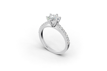 The Cathedral pave ring