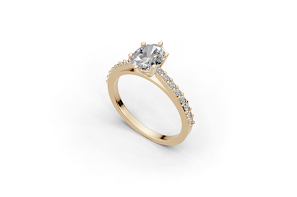 Μονόπετρο οβάλ και πλαϊνές στην γάμπα!