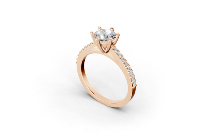 The Cathedral pave ring