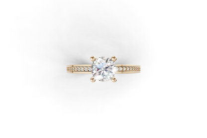 Μονόπετρο στρογγυλό με πλαϊνές εσωτερικά στην γάμπα!