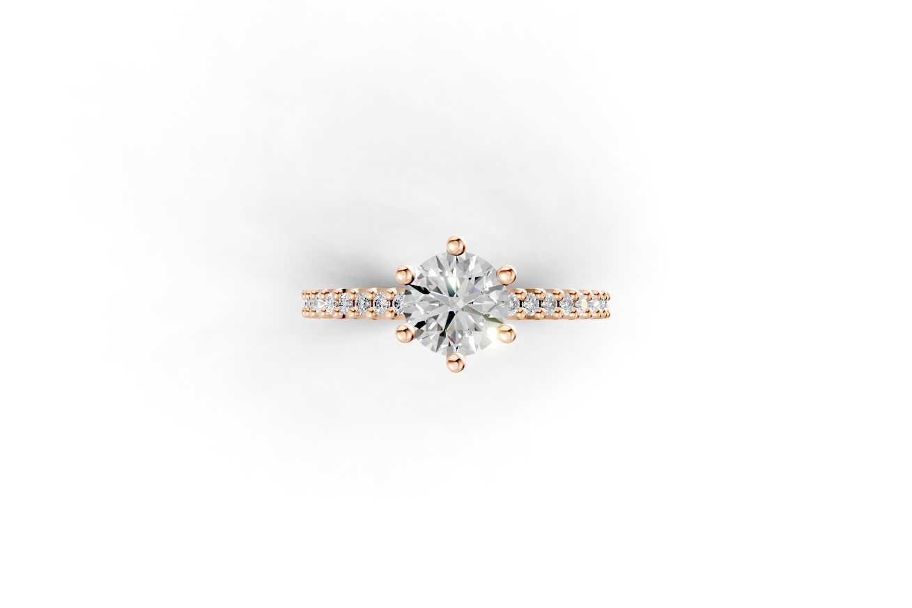 The Cathedral pave ring