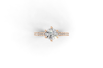 The Cathedral pave ring