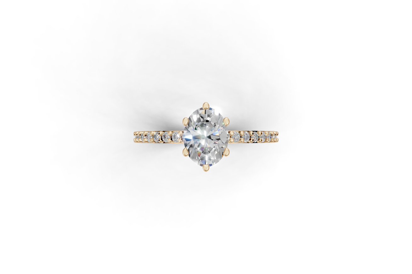 Μονόπετρο οβάλ και πλαϊνές στην γάμπα!