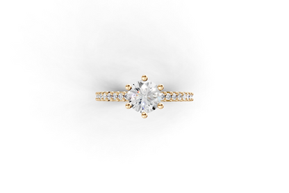 The Cathedral pave ring