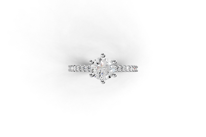 The Cathedral pave ring